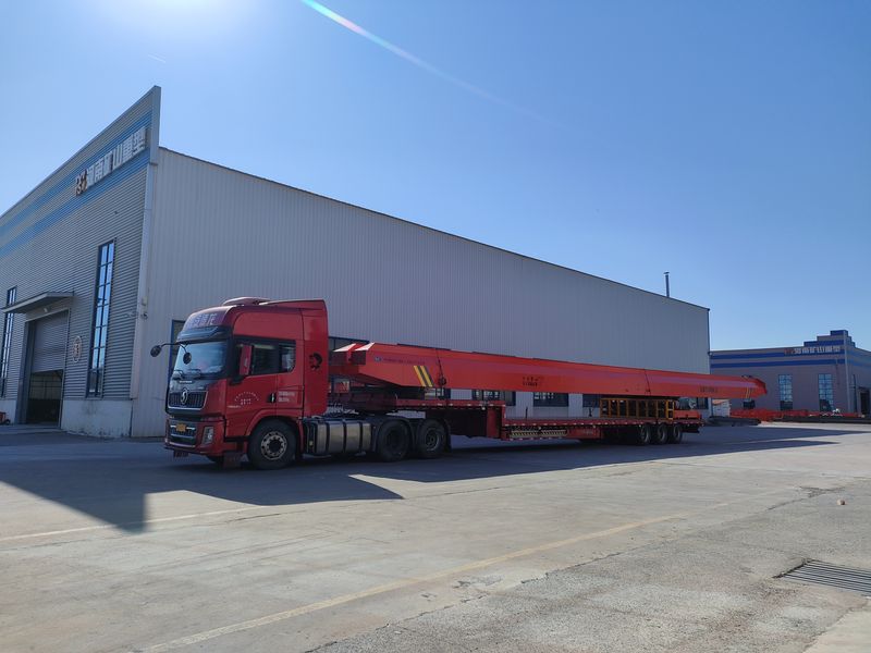 電動(dòng)單梁起重機(jī)  2臺(tái) LD3t—26.85m 制作完成，發(fā)往江蘇交付客戶使用