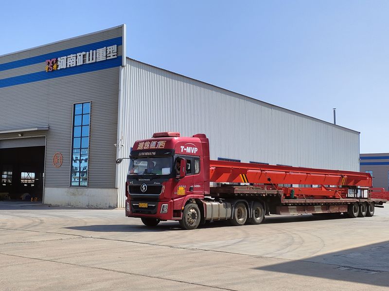 電動(dòng)葫蘆門式起重機(jī)  MHxh10t—14m 外懸3.5/1.5m 制作完成，發(fā)往青海交付客戶使用